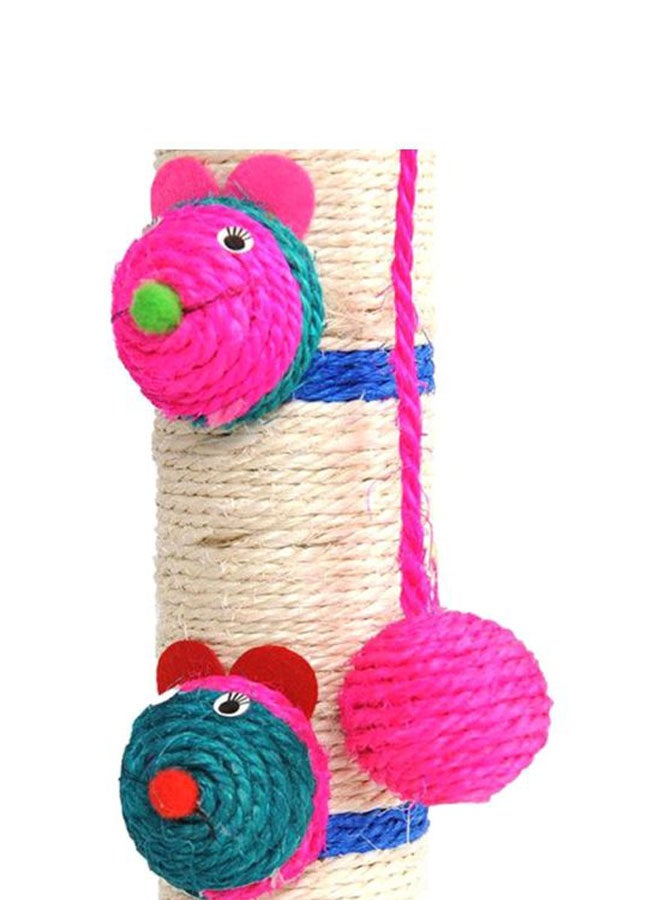 لوح مزود بقائم للخربشة بيج/أزرق/وردي 40x24x6.5سم - Image 2