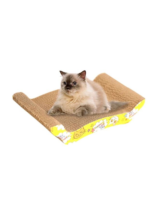 Corrugated Scratch Board Pad Brown/Yellow/White - Image 2