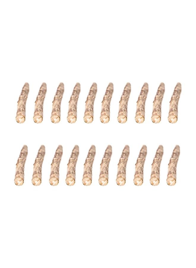 20-Piece Stick Chew Cat Toy Beige - Image 1