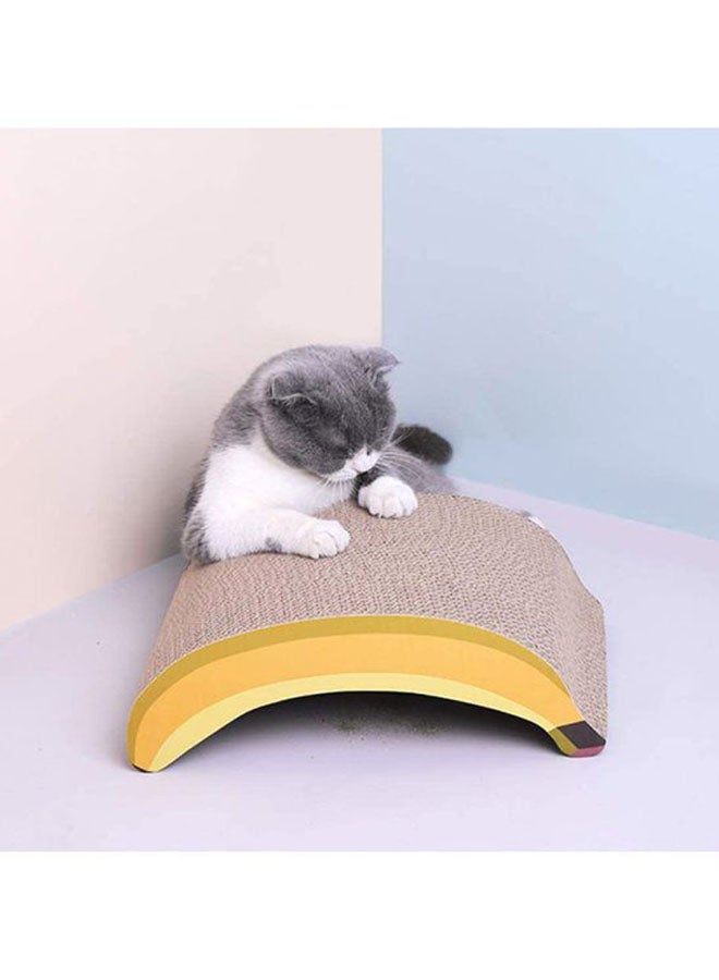 Cat Scratcher Pad Yellow/Beige 31cm - Image 2