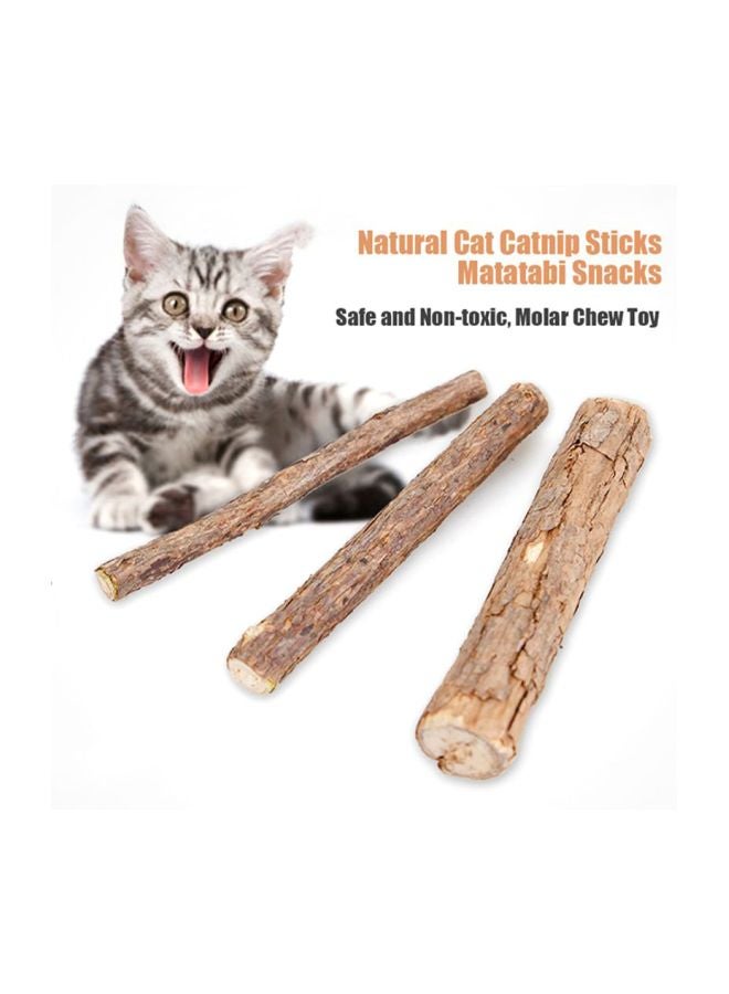 20-Piece Stick Chew Cat Toy Beige - Image 5