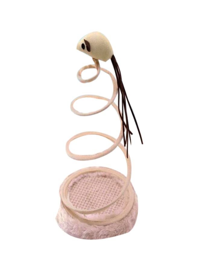 دمية محشوة بتصميم فأر الربيع بيج - Image 1