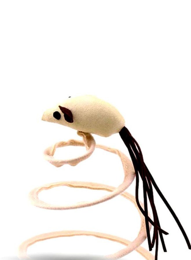 دمية محشوة بتصميم فأر الربيع بيج - Image 3