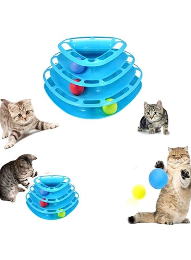 Three Lever Tower Toy Blue - Image 2