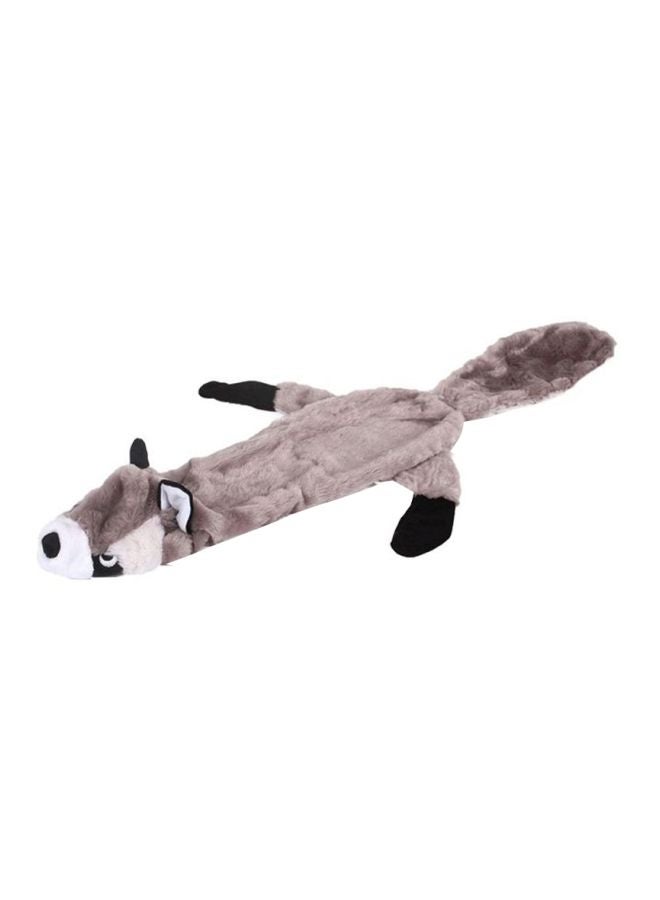 لعبة مضغ مخملية للكلاب رمادي/أسود 60سم - Image 1