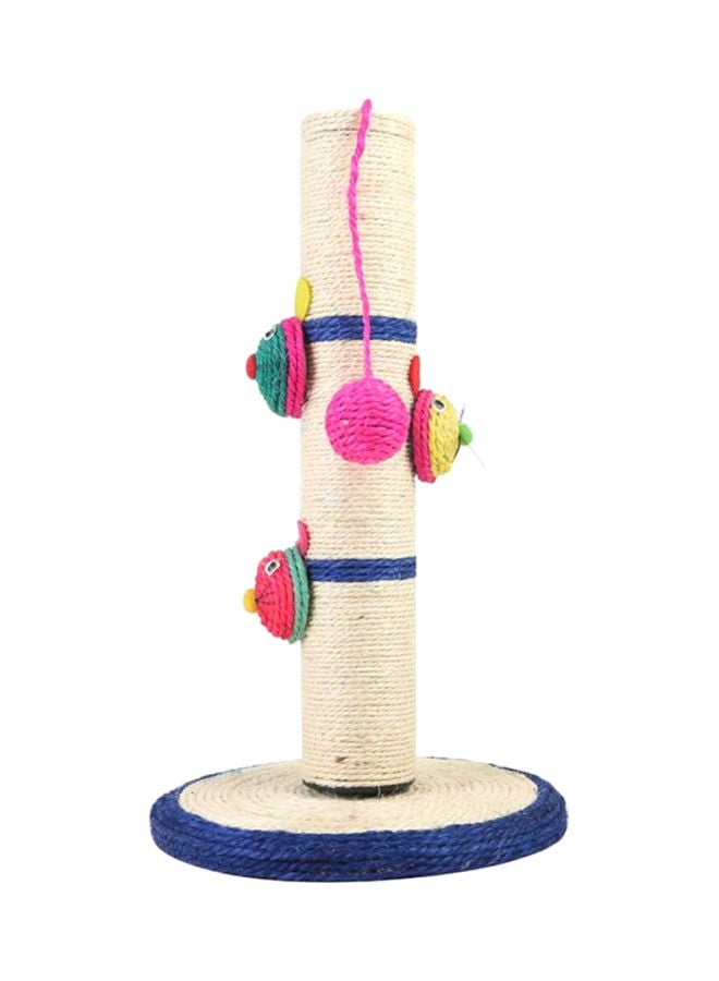 Scratching Post Tree Tower Beige/Blue/Green - Image 1