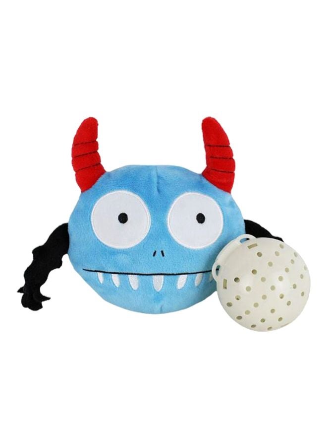 Interactive Squeaky Toy For Dogs Blue/Red/White 14cm - Image 1