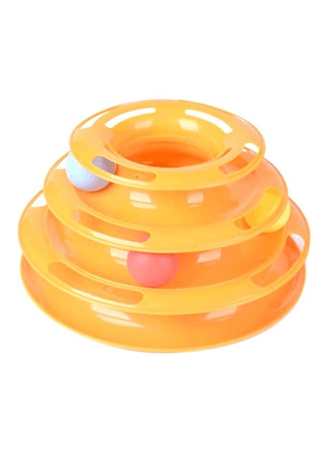 3-Tier Turntable Toy Orange/Yellow/Pink