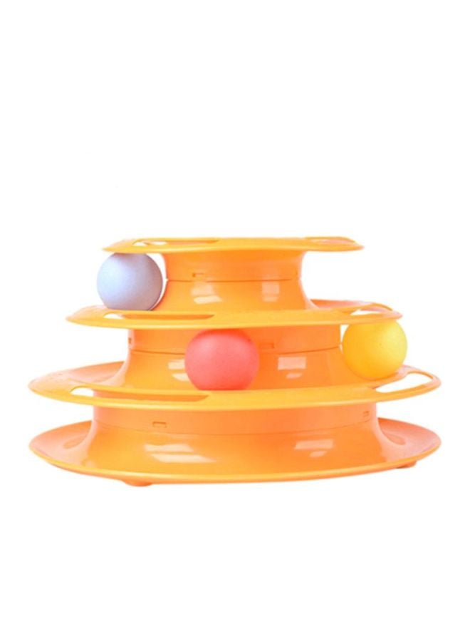 دمية دوارة من 3 طبقات برتقالي/أصفر/وردي - Image 3