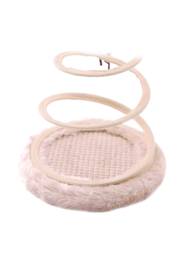 دمية الفأر القافز من القطيفة بيج - Image 3