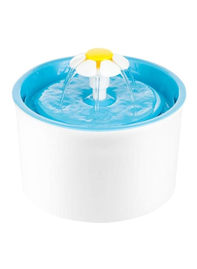 Generic Pet Fountain Blue/White/Yellow 