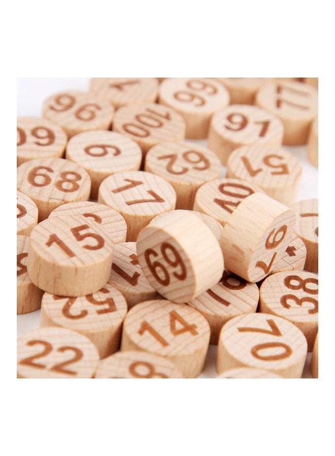 Wooden 1-100 Cognitive Numbers Board Game - Image 2