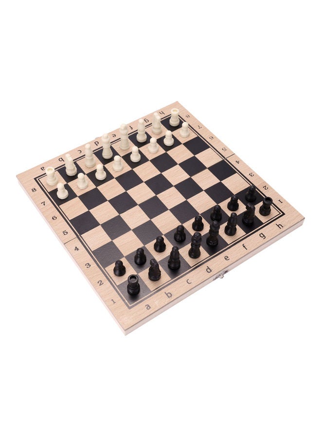 3-In-1 Wooden Chess, Checkers And Backgammon Suit - Image 2