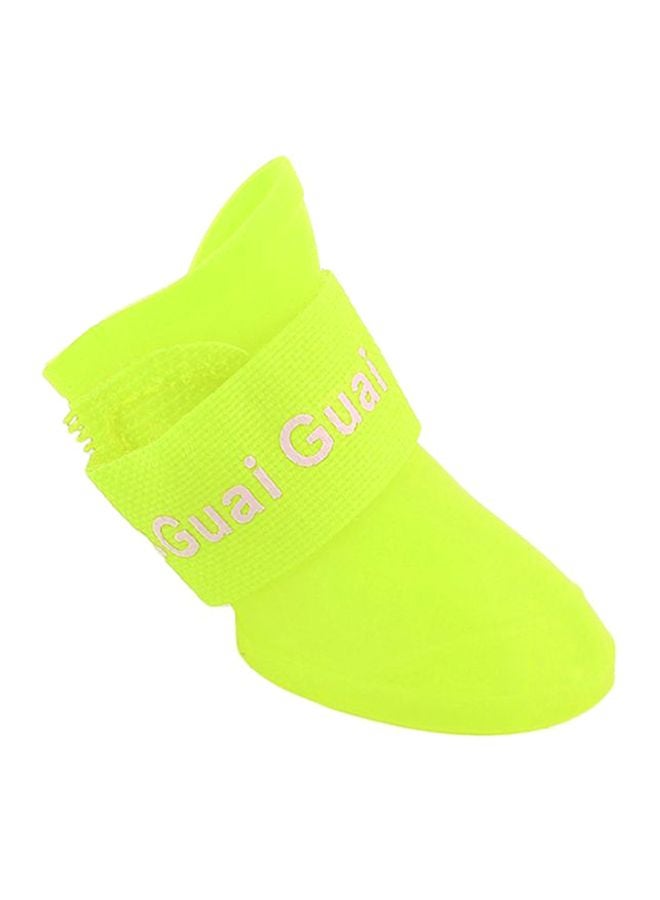 Waterproof Rain Shoes Yellow M