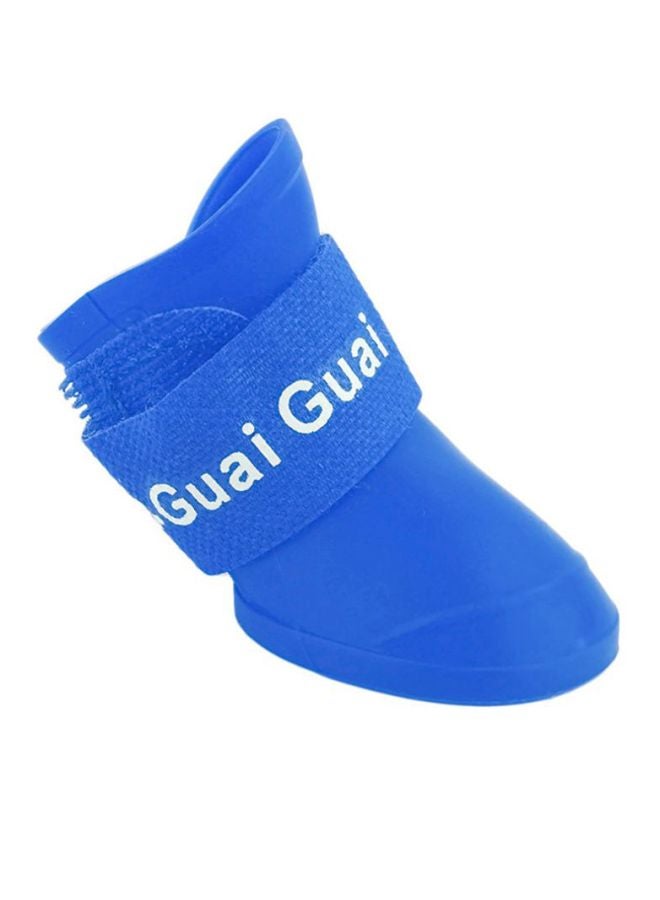 حذاء مضاد للماء والمطر أزرق - Image 2