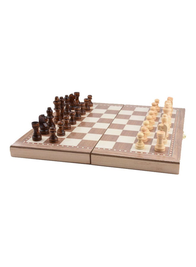 3-In-1 Wooden Chess, Checkers And Gomoku Suit - Image 4