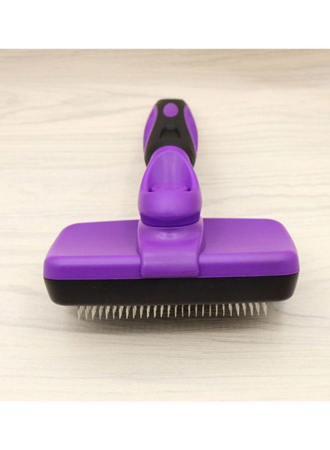 Professional Self Cleaning Slicker Brush For Pet Purple/Black 23x4x14cm - v1613567208/N38347556A_3