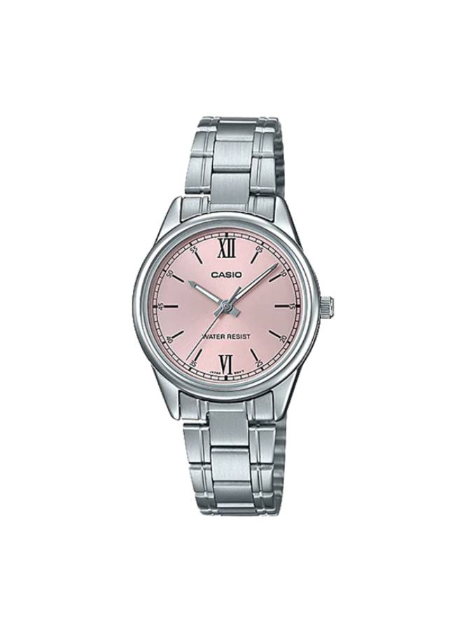 CASIO Women's Stainless Steel Analog Watch LTP-V005D-4B2UDF - 34 mm - Silver - Image 1