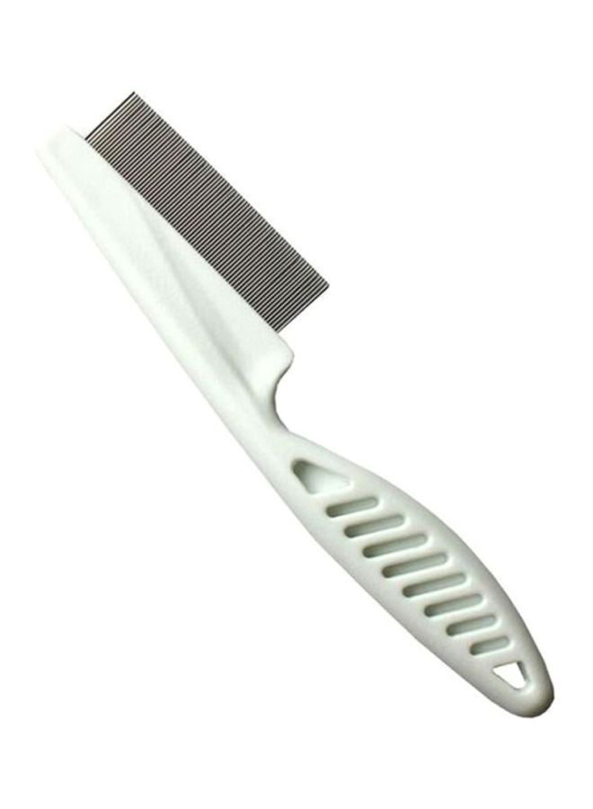 Hair Flea Comb White 5.5x1.5cm - Image 1