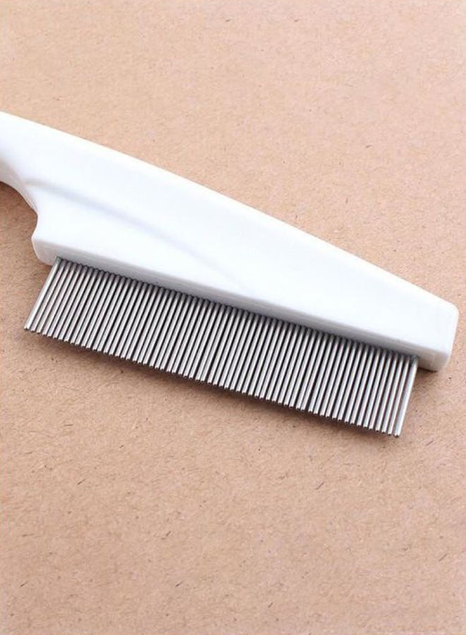 Hair Flea Comb White 5.5x1.5cm - Image 2