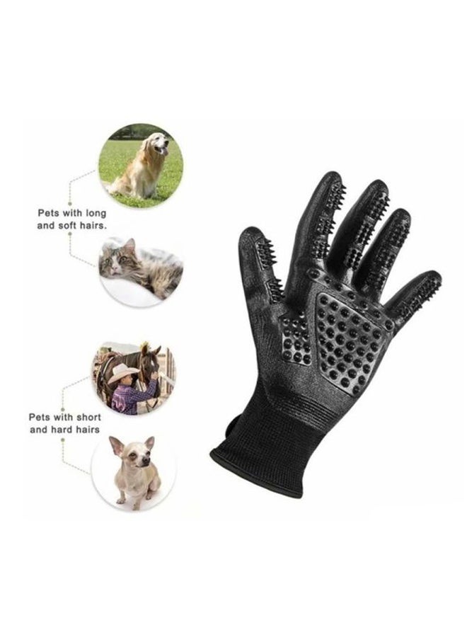 Generic Pet Grooming Gloves Black - Image 3