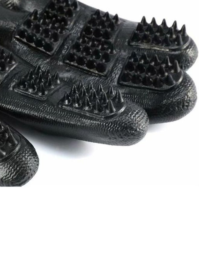 Generic Pet Grooming Gloves Black - Image 4