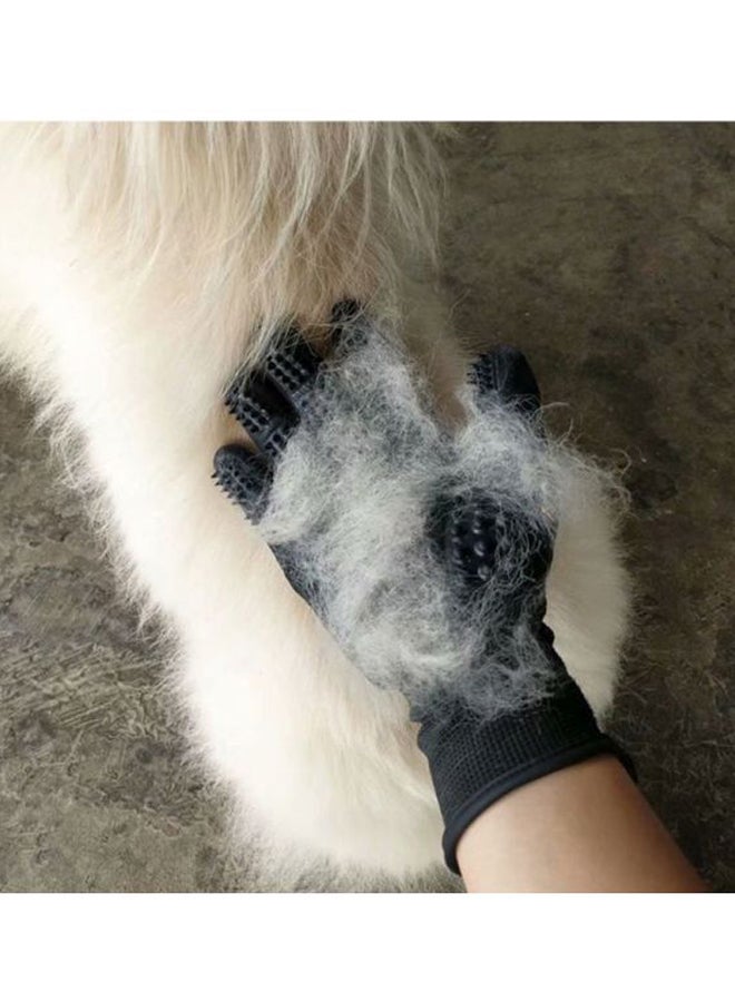 Generic Pet Grooming Gloves Black - Image 5