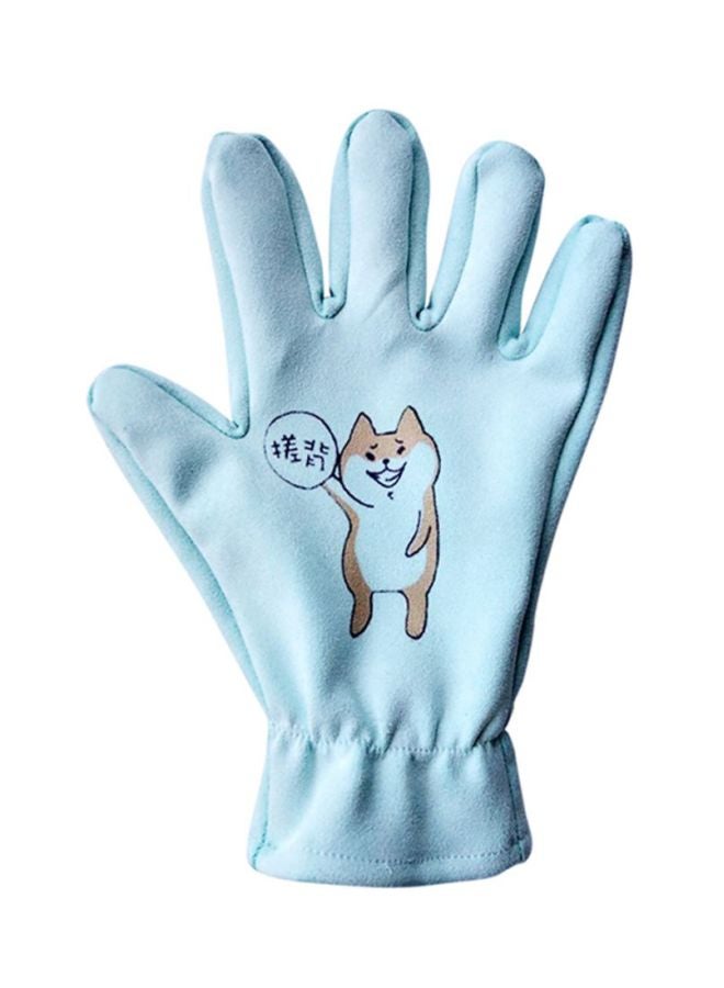 Generic Pet Grooming Gloves Blue - Image 2