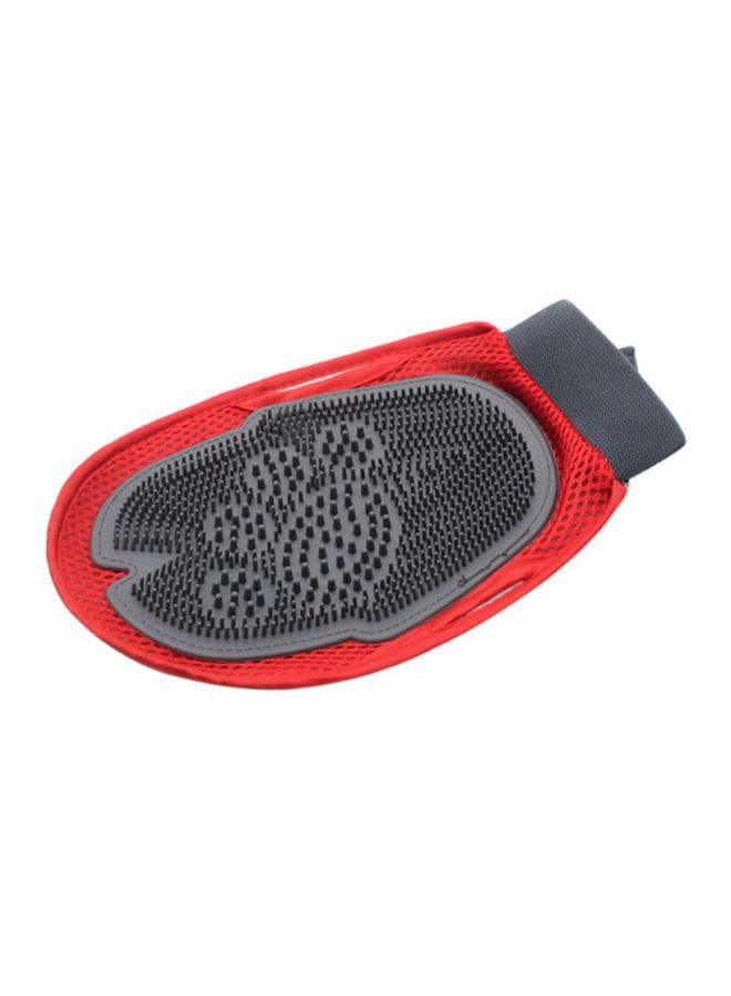 Generic Pet Grooming Glove Red/Grey - Image 1