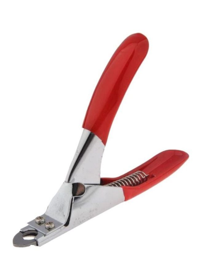 Metal Nail Clipper Red/Silver