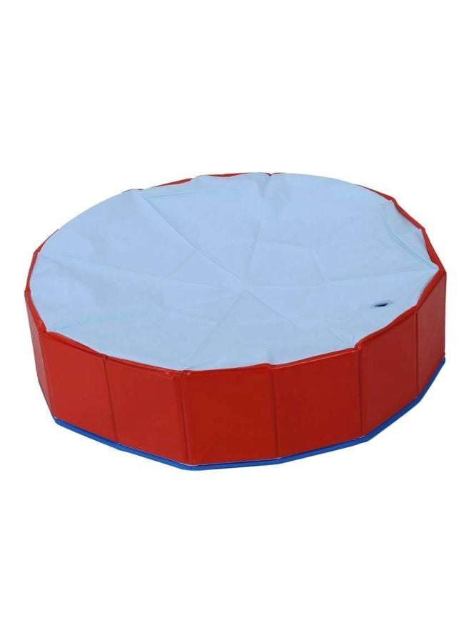 حوض سباحة قابل للطي أحمر/أزرق 80x20سم - Image 3