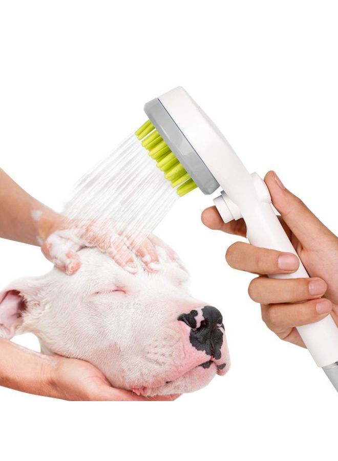 Combing Shower Sprayer Grey/White/Green 28x6x9cm - Image 2