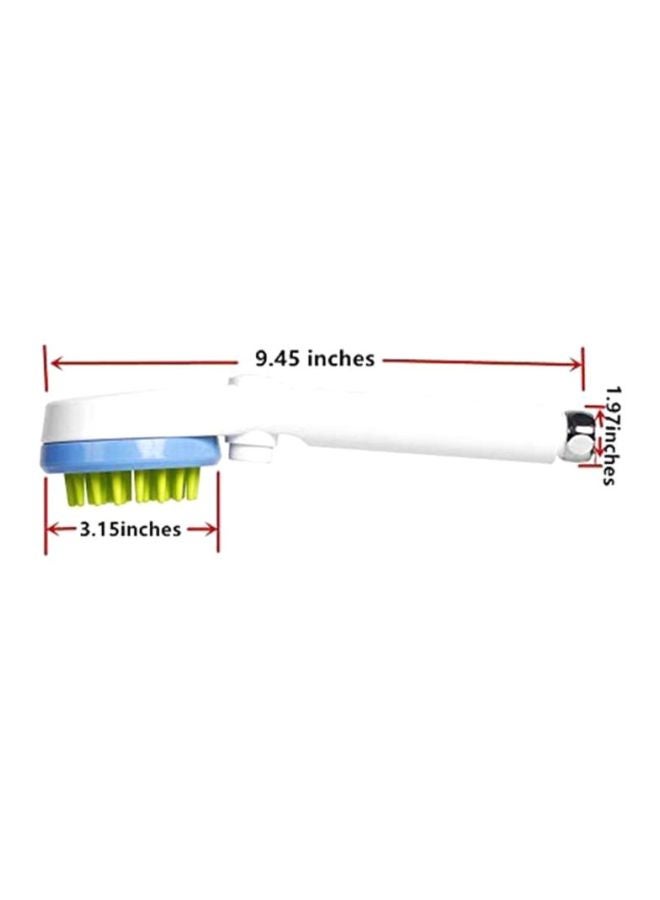 Combing Shower Sprayer Blue/White/Green 28x6x9cm - Image 3