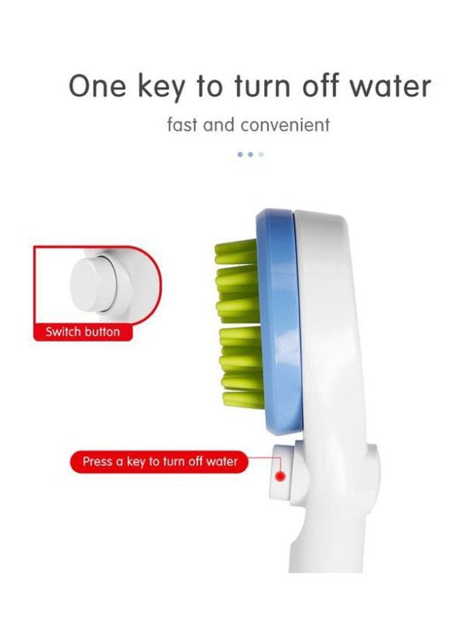Combing Shower Sprayer Blue/White/Green 28x6x9cm - Image 4
