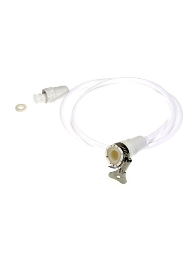 Shower Spray Hose White/Silver - Image 2