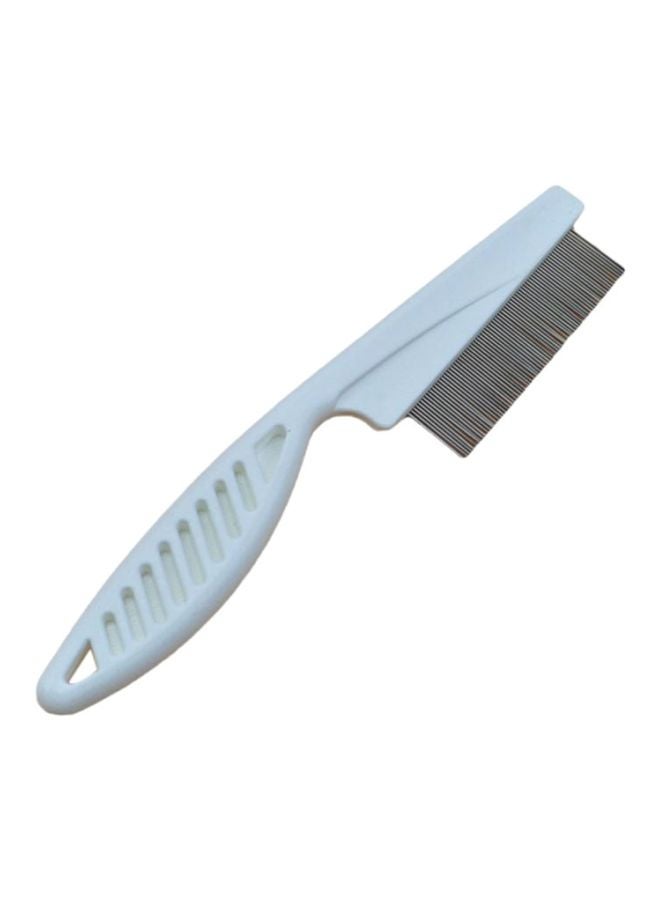 5-Piece Fine Toothed Flea Combs Set White/Grey 18.5cm