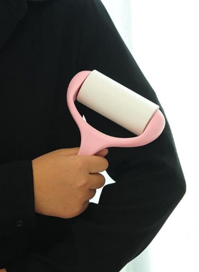 Generic Pet Hair Lint Roller With 3 Refills Pink/White Roller (17.5x11), Refills (10x4.5)cm  - Image 5