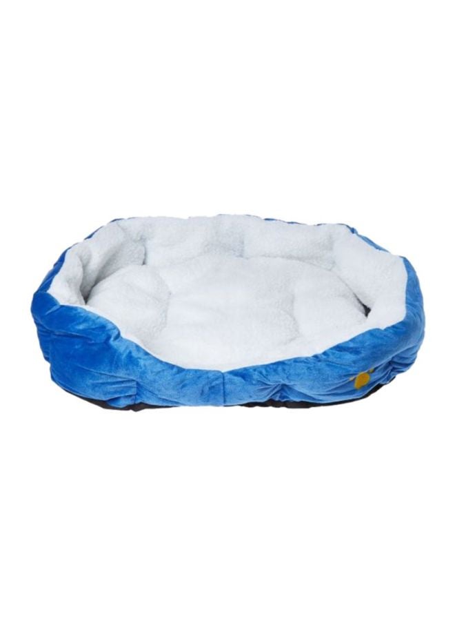 High Rise Pet Bed Blue/White - Image 2