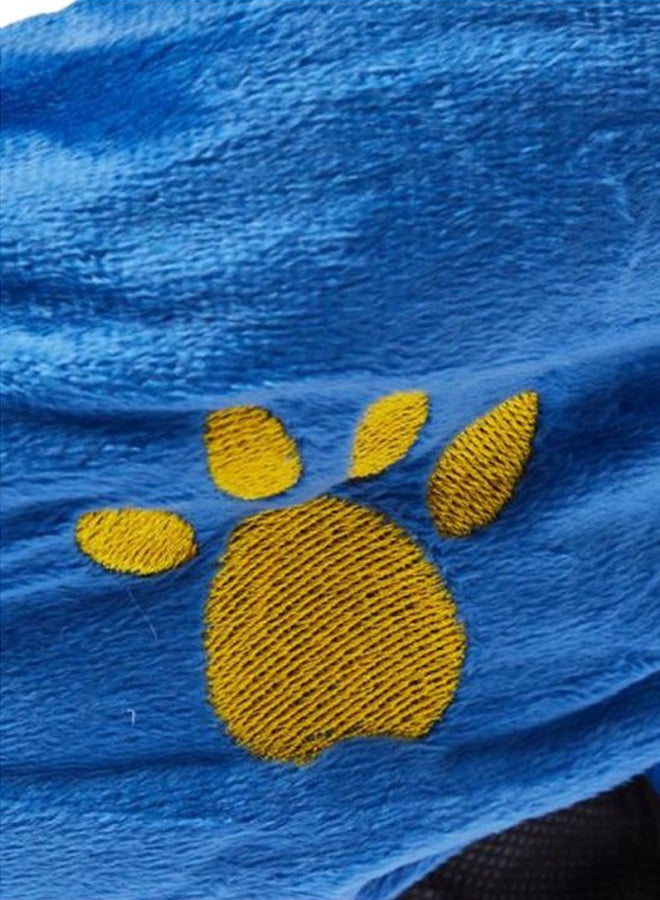 High Rise Pet Bed Blue/White - Image 3