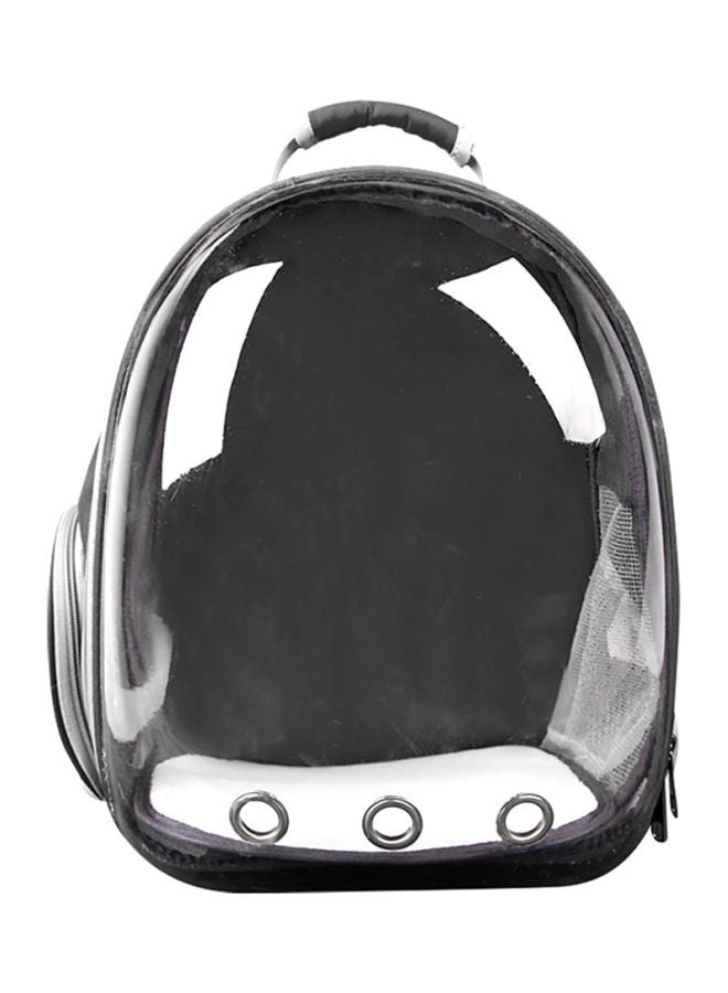 Generic Pet Carrier Bag Black/Clear/White 40x30cm 