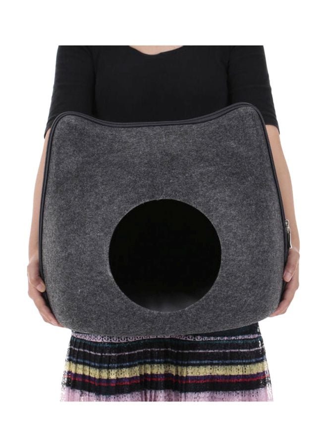Cat Cave Bed Grey - Image 3