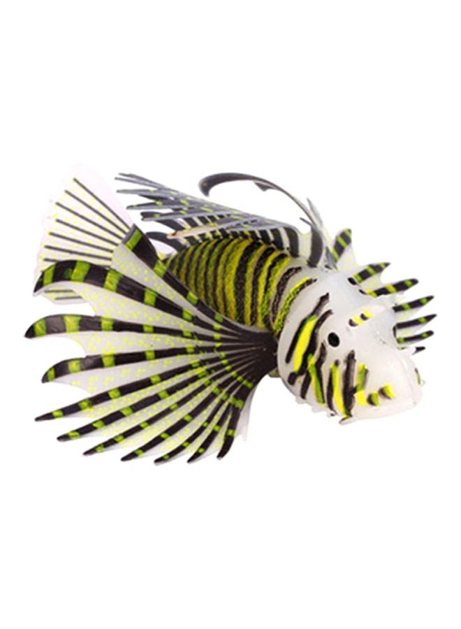 Aquarium Artificial Decorative Fish Green/Black/White - Image 1