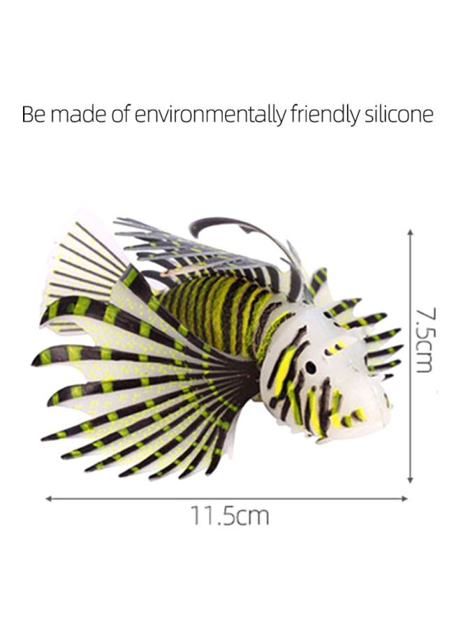Aquarium Artificial Decorative Fish Green/Black/White - Image 2