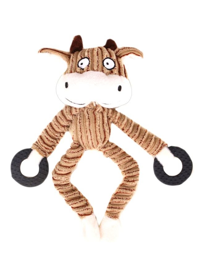 لعبة تصدر صوت صرير بني/أبيض/أسود - Image 1