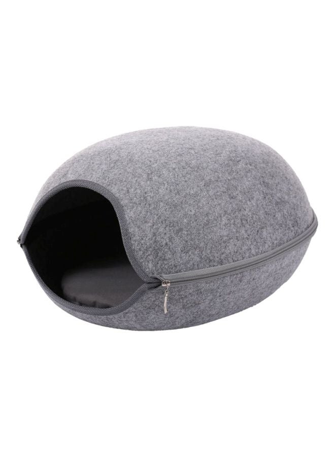 سرير بتصميم كهف للقطط رمادي - Image 2