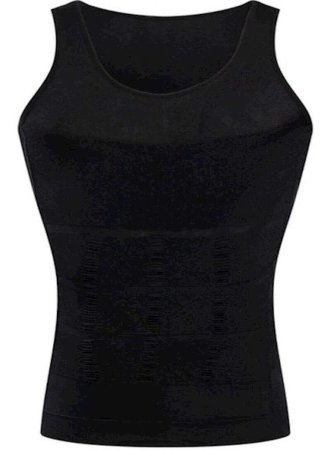 Slim Fit Body Shaper Vest Black