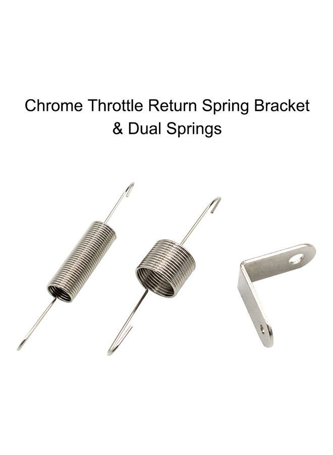 Generic - 3-Piece Throttle Return Bracket And Spring Set For SBC BBC Chevy Ford 302 350 - Image 1
