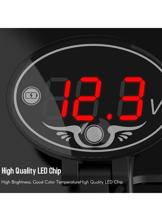 Waterproof LED Motorcycle Voltmeter - Image 4