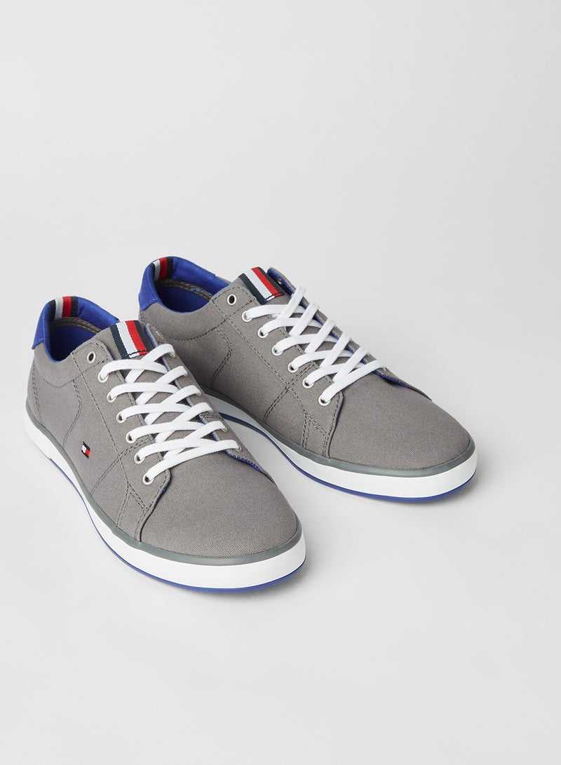 TOMMY HILFIGER - Canvas Sneakers Steel Grey - Image 1