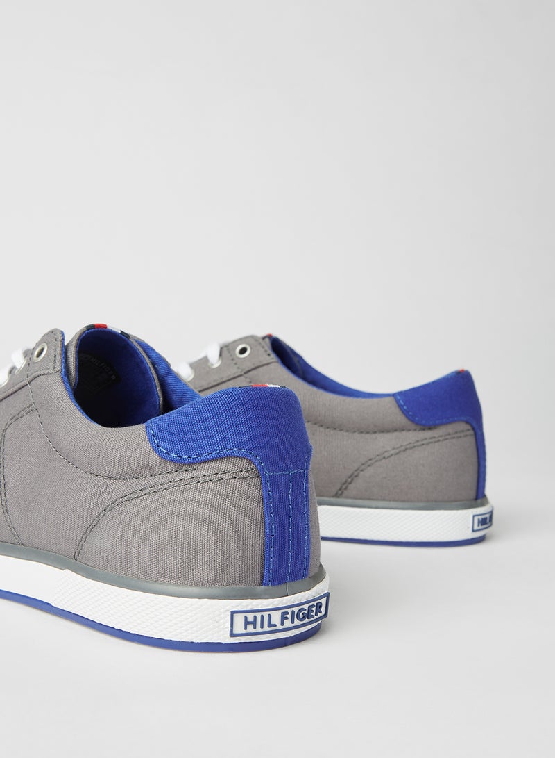 TOMMY HILFIGER - Canvas Sneakers Steel Grey - Image 1